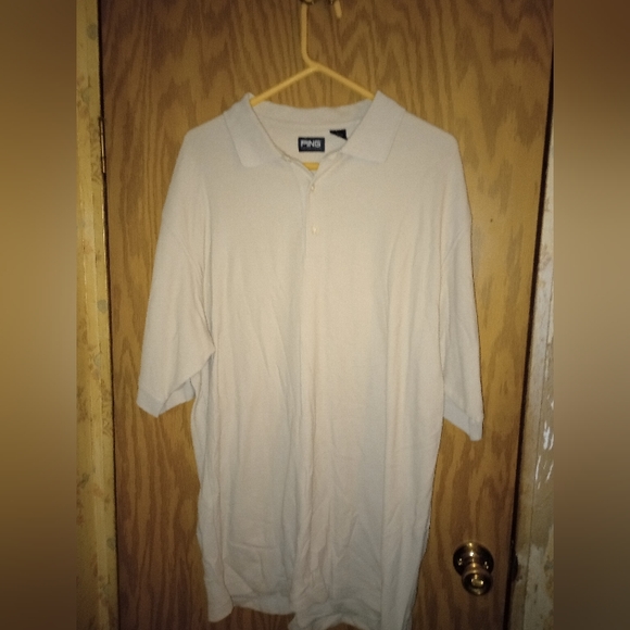Ping Collection Tan Polo Golf Shirt Men's Large Mercerized Cotton - Picture 1 of 9